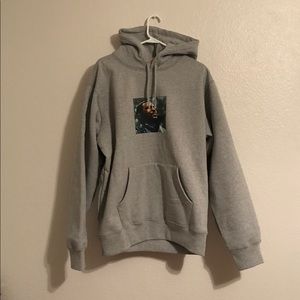 [SOLD] Supreme Grey Marvin Gaye Hooded Sweatshirt